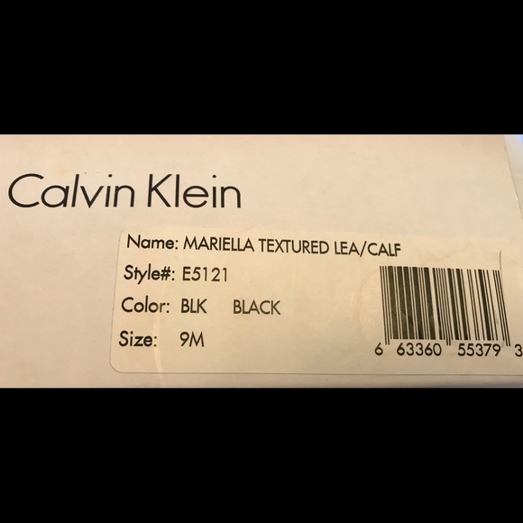 NEW Calvin Klein Black Shoes - Picture 10 of 13